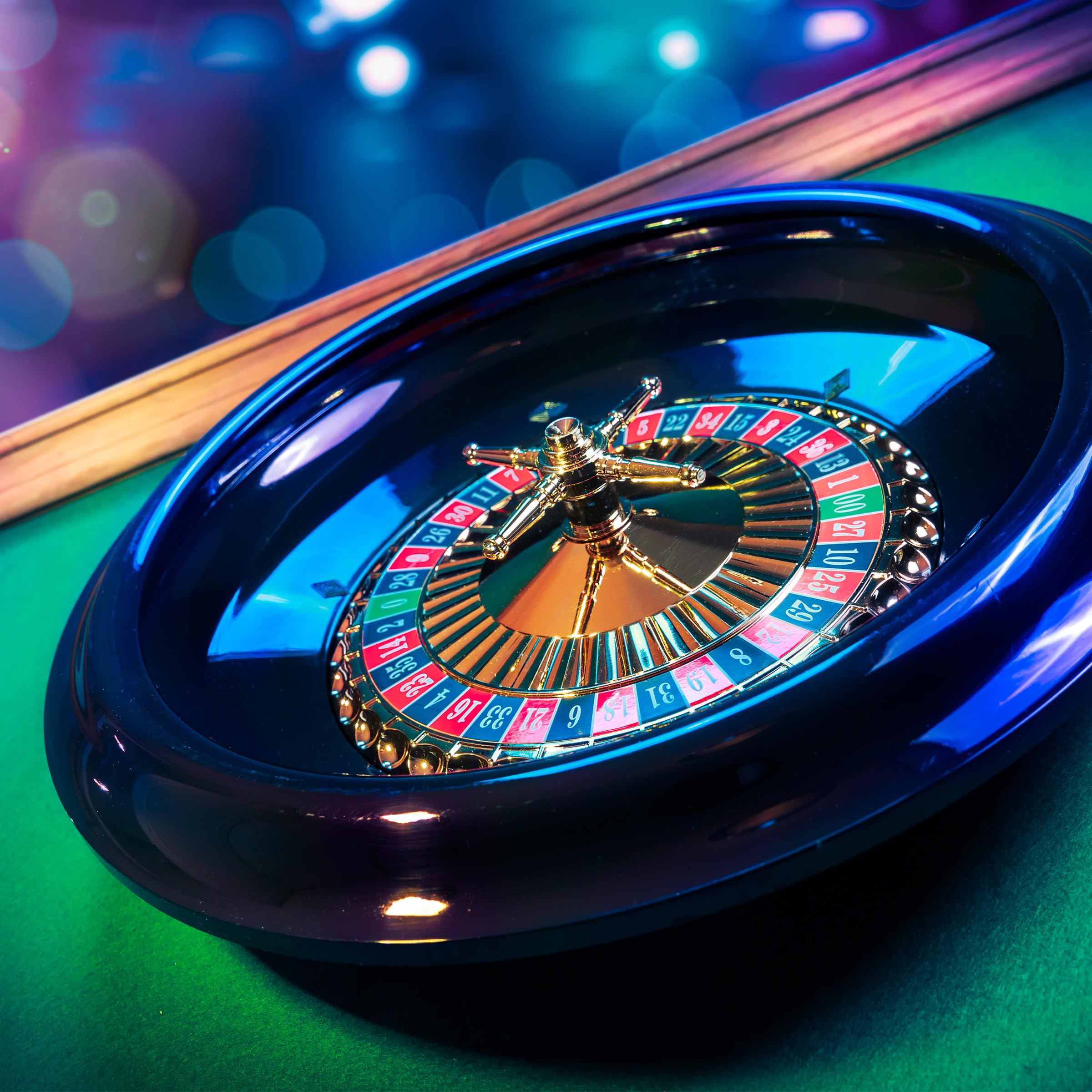 Foto 6 pulgar | Juego De Ruleta Trademark Poker De 16 Pulgadas Con Mesa Y Fichas - Venta Internacional.