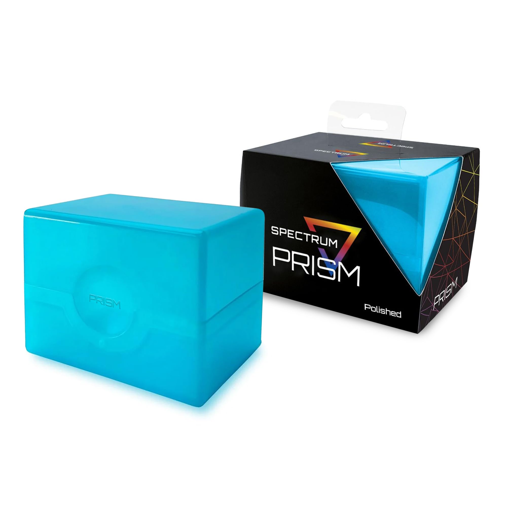 Deck Case Bcw Spectrum Prism Electric Blue 100 Cartas - Venta Internacional.