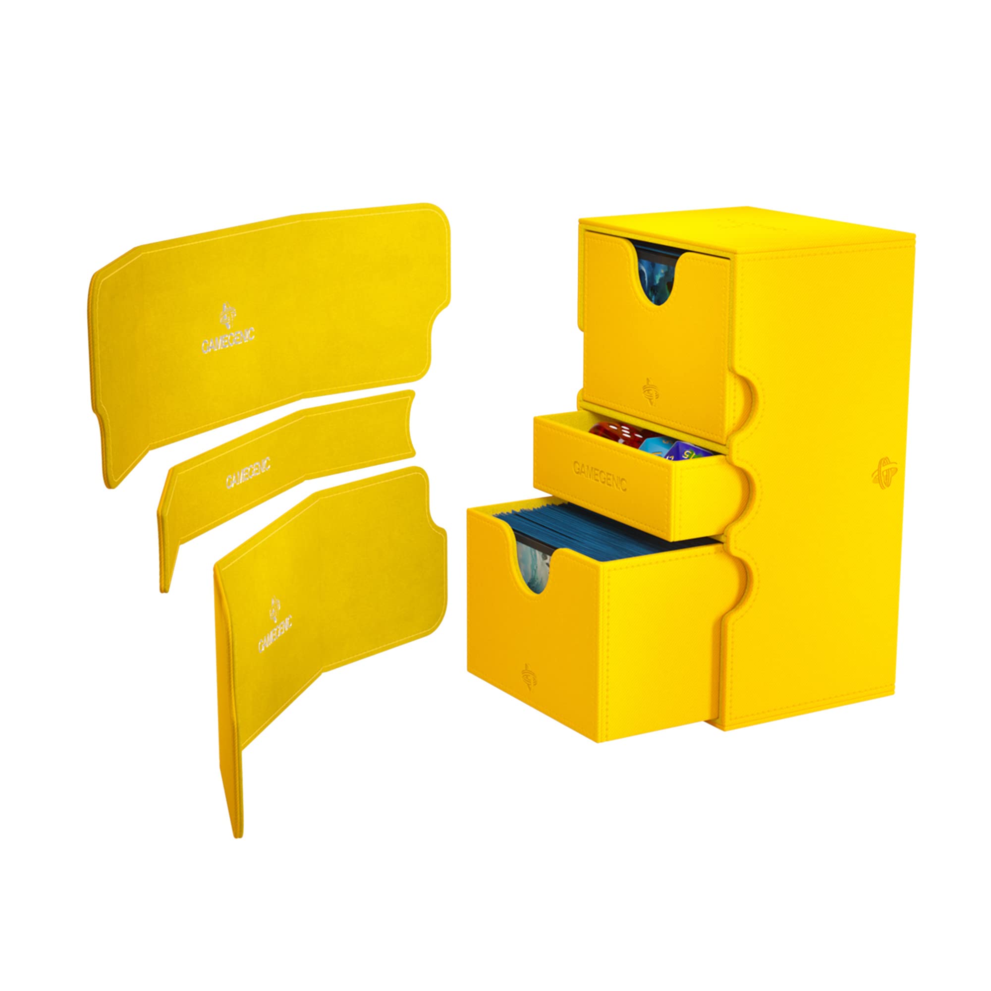 Foto 3 pulgar | Deck Box Gamegenic Stronghold 200+ Xl Convertible Amarillo - Venta Internacional.