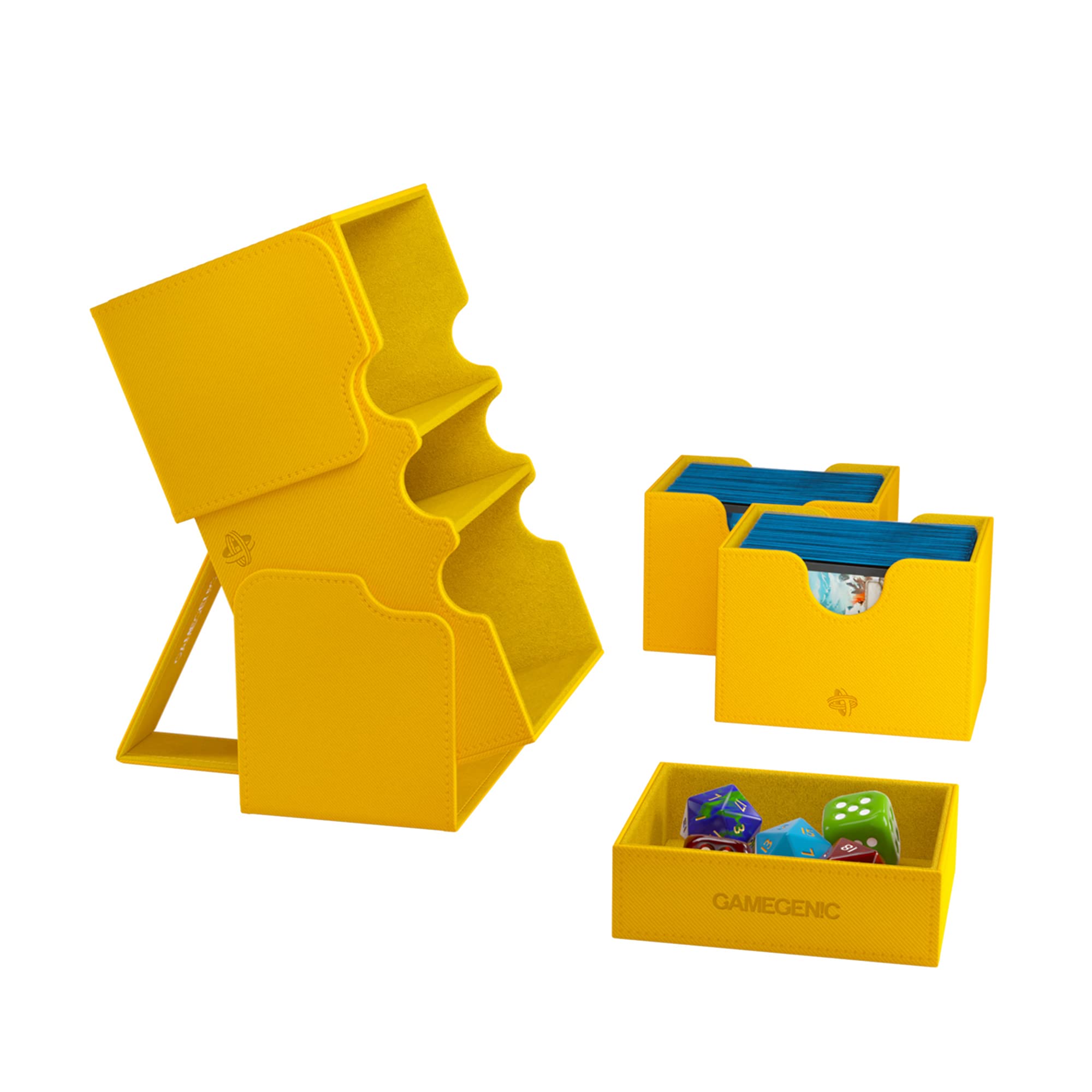 Foto 4 pulgar | Deck Box Gamegenic Stronghold 200+ Xl Convertible Amarillo - Venta Internacional.