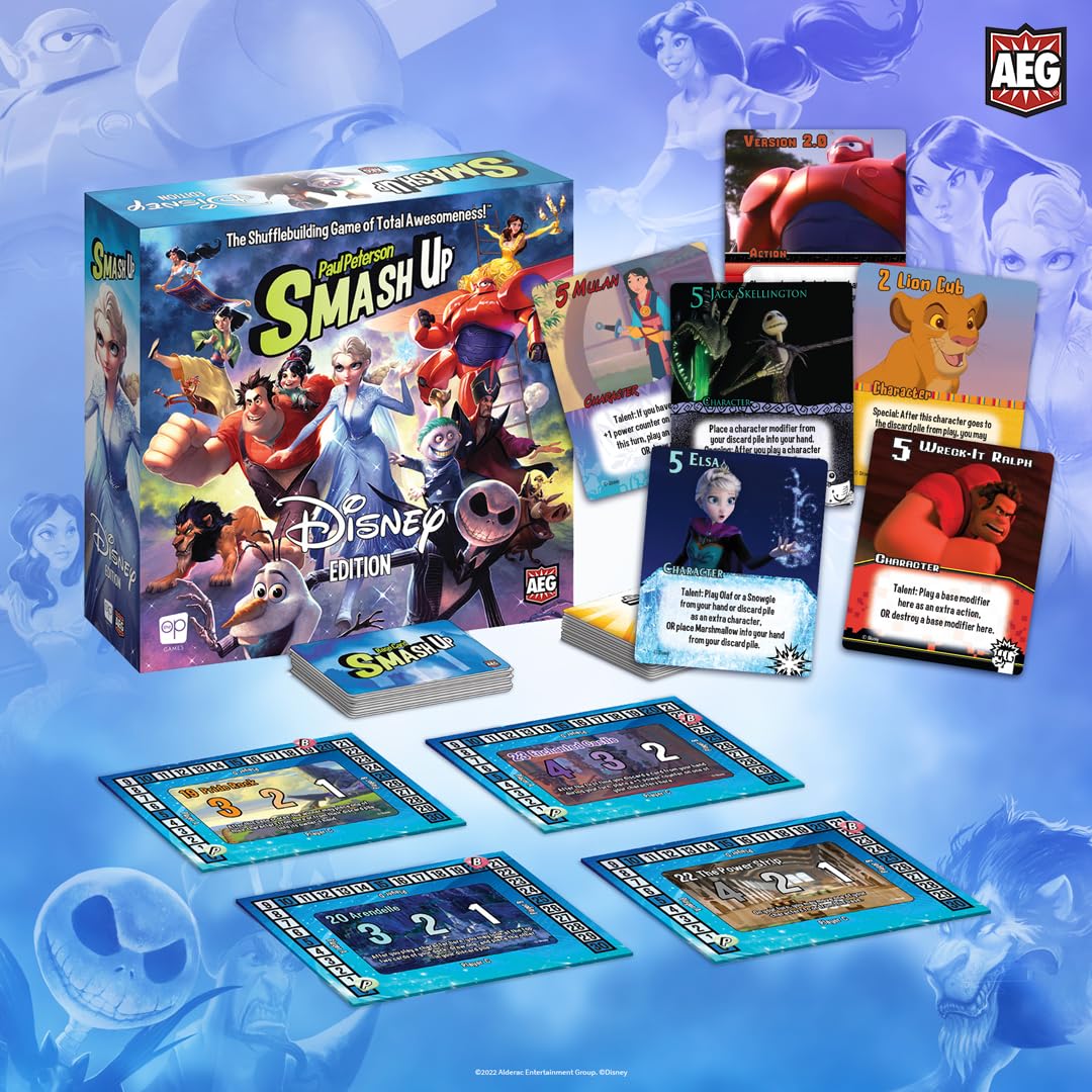 Foto 4 pulgar | Juego Smash Up Independiente Usapoly Smash Up: Disney Edition - Venta Internacional.