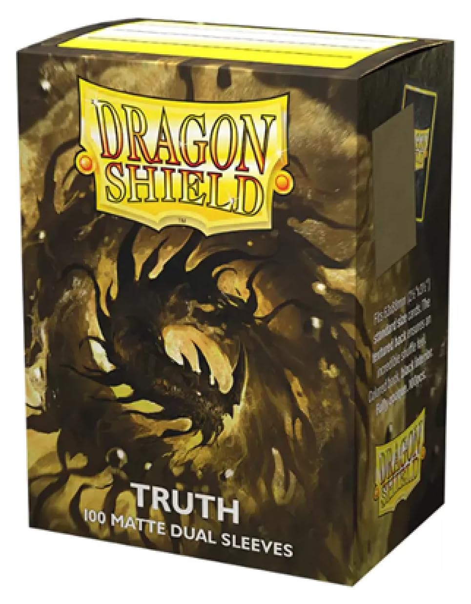 Fundas Para Cartas Dragon Shield Dual Matte Truth (doradas), 100 Quilates - Venta Internacional.