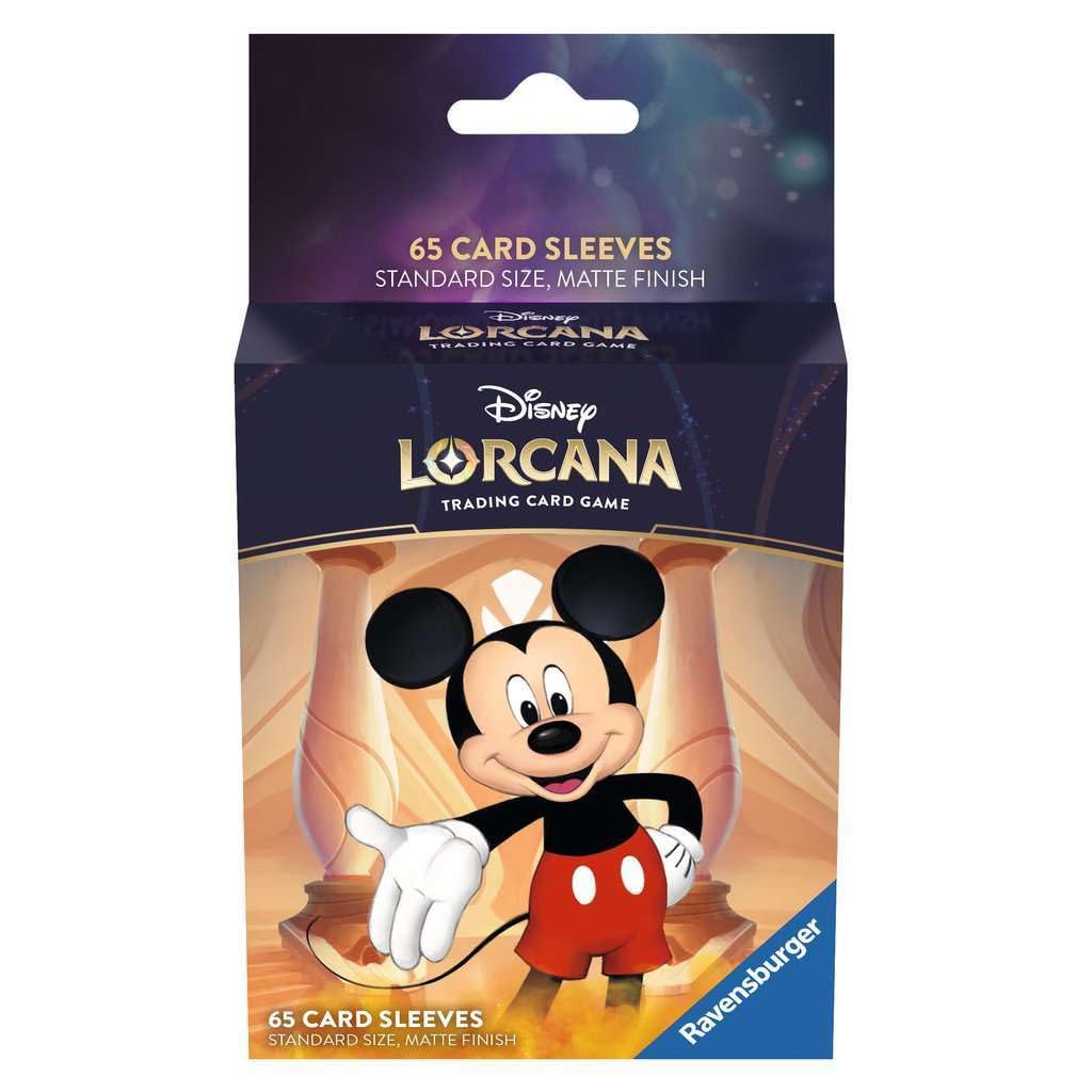 Foto 2 pulgar | Pack De Fundas Para Tarjetas Ravensburger Disney Lorcana Mickey Mouse - Venta Internacional.