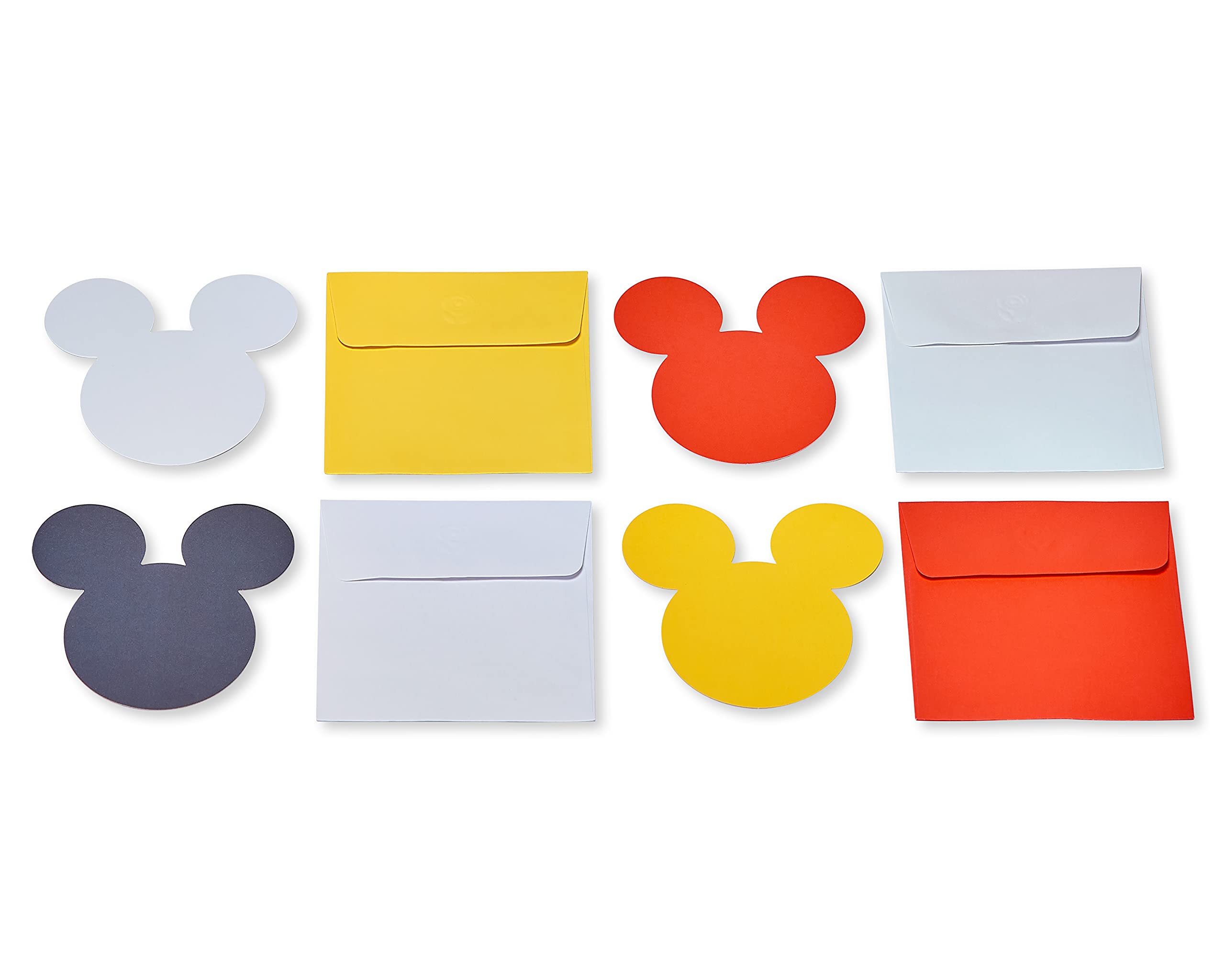 Foto 2 | Tarjetas En Blanco American Greetings Mickey Mouse (100 Unidades) - Venta Internacional.
