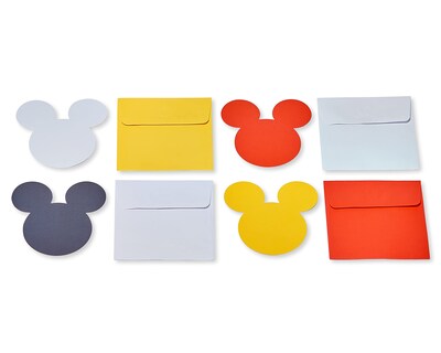 Foto 2 | Tarjetas En Blanco American Greetings Mickey Mouse (100 Unidades) - Venta Internacional.