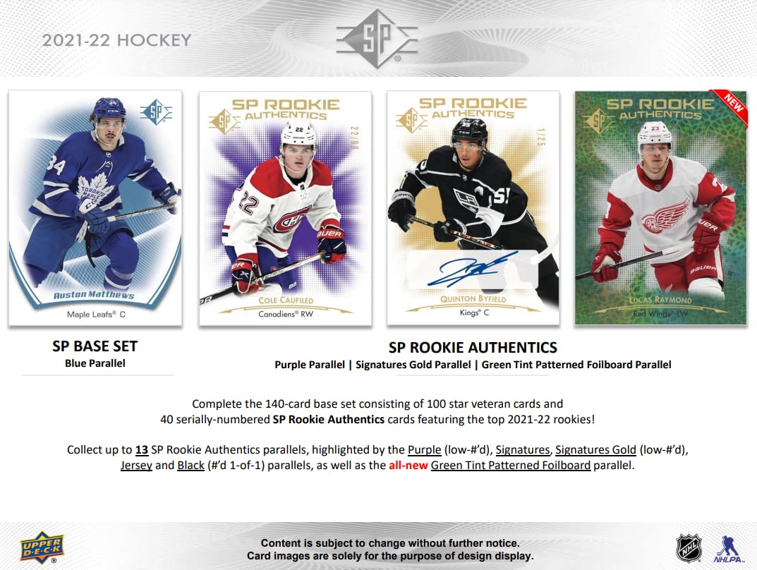 Foto 6 pulgar | Hockey Card Blaster Box Upper Deck 2021-22 Sp Con 8 Paquetes - Venta Internacional.