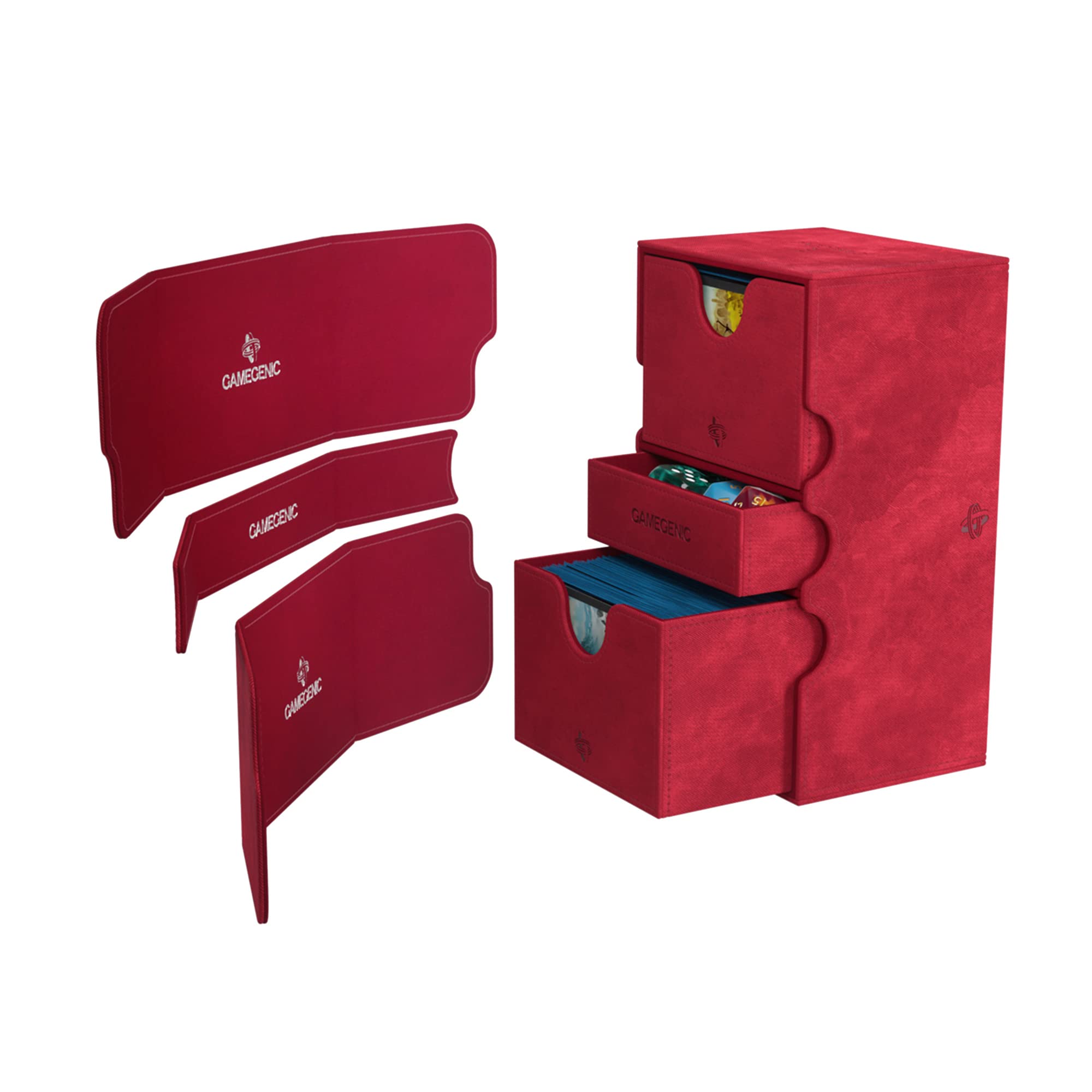 Foto 3 pulgar | Deck Box Game Genic Stronghold 200+ Xl Convertible Rojo Ggs2011ml - Venta Internacional.