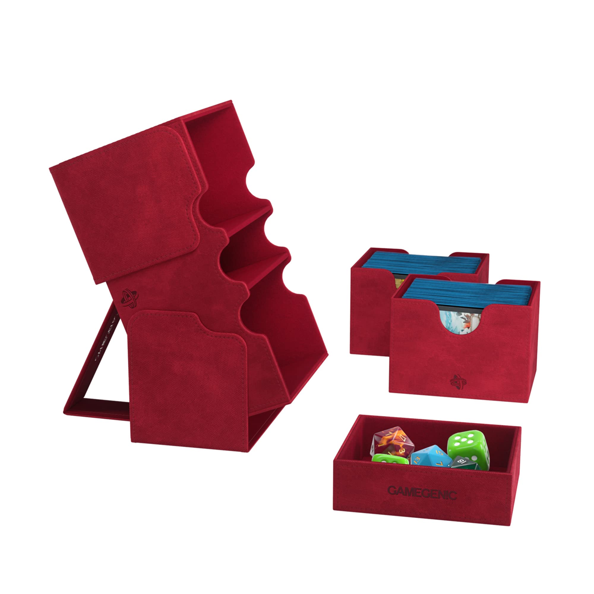 Foto 4 pulgar | Deck Box Game Genic Stronghold 200+ Xl Convertible Rojo Ggs2011ml - Venta Internacional.