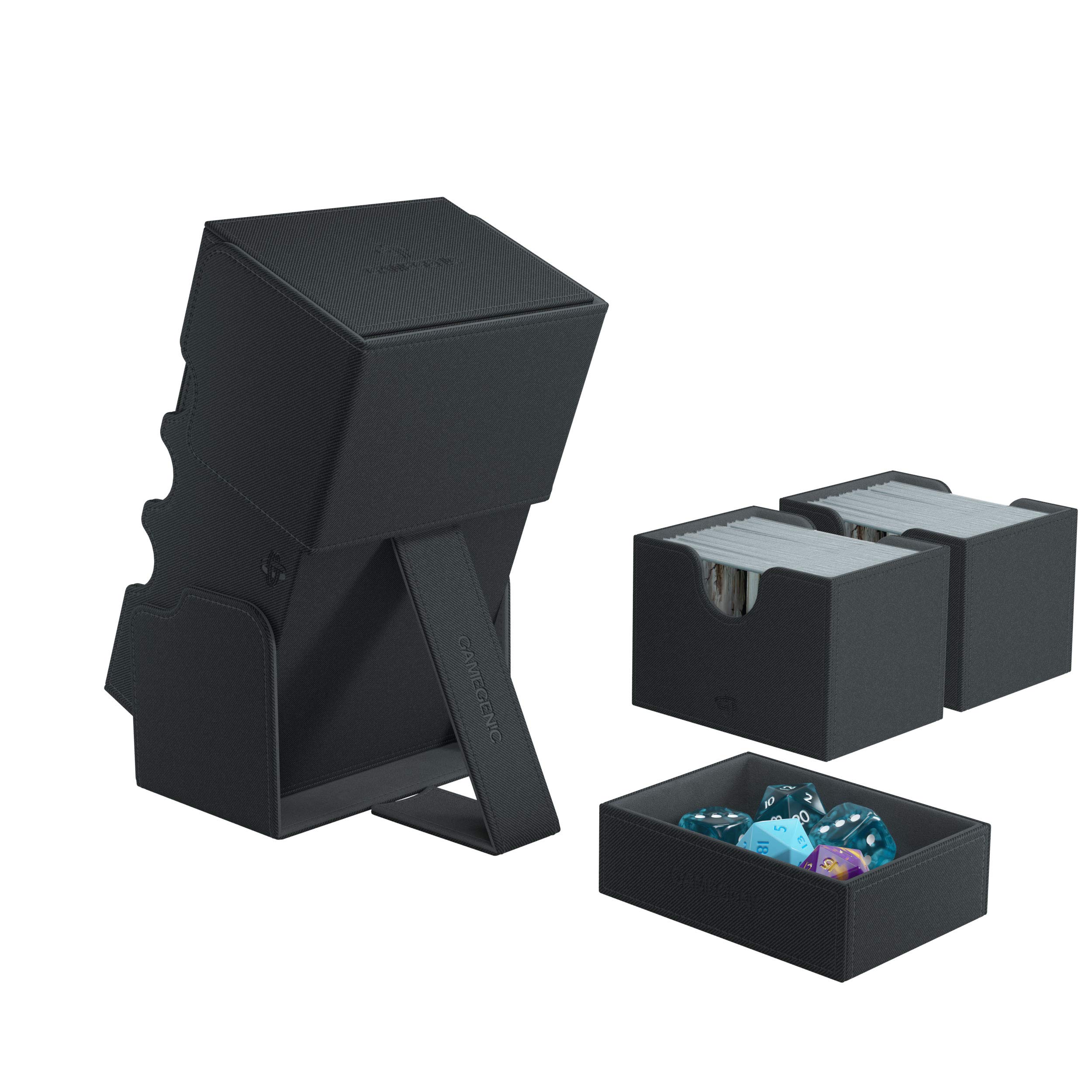 Foto 4 pulgar | Deck Box Gamegenic Stronghold 200+, Color Negro Para 200 Cartas - Venta Internacional.