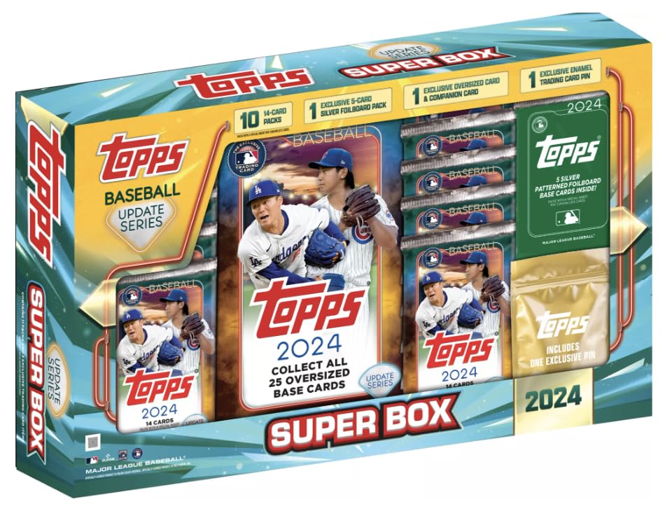 Foto 2 pulgar | Actualizaciones De Topps De La Super Box 2024 De Béisbol Con Tarjeta De Gran Tamaño - Venta Internacional.