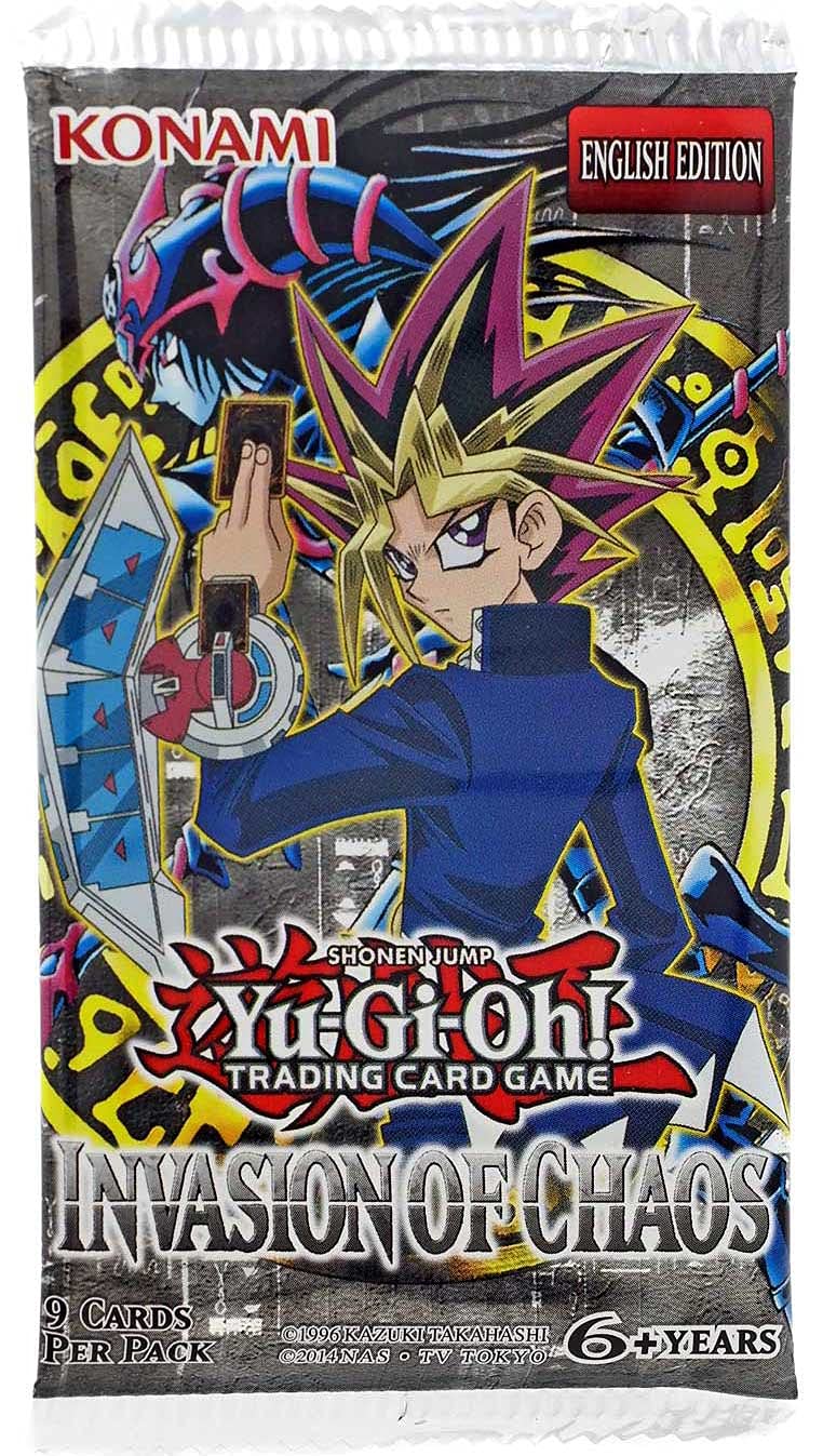 Foto 1 | Paquete De Refuerzo Yu-gi-oh! Tcg Invasion Of Chaos Con 9 Cartas - Venta Internacional.