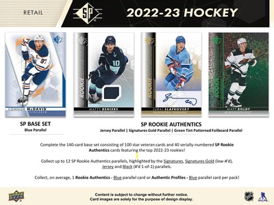 Foto 2 | Blaster Box Upper Deck Sp Hockey, 23 Con 8 Paquetes De Cartas - Venta Internacional.