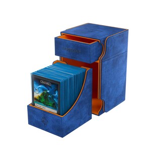 Foto 3 | Deck Box Gamegenic Watchtower 100+ Xl Para Juego De Cartas Azul/naranja - Venta Internacional.