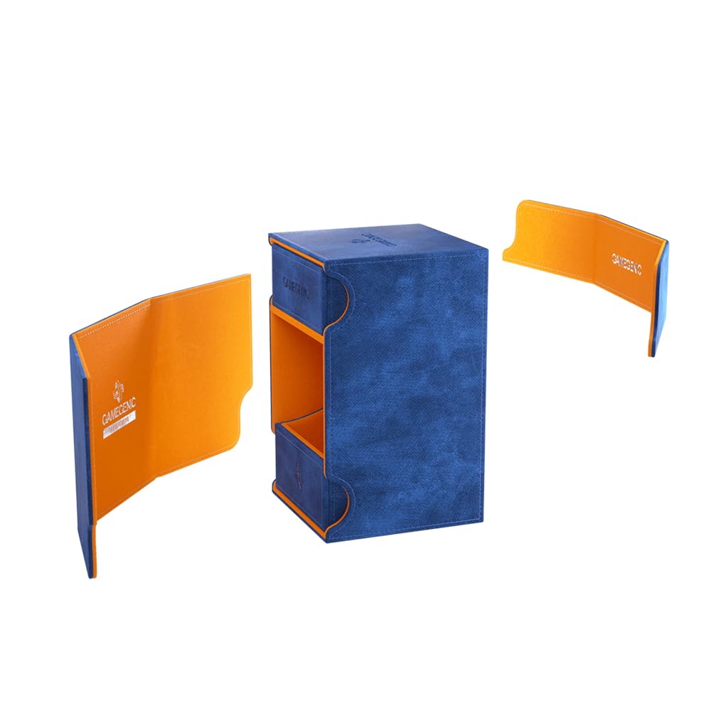 Foto 5 | Deck Box Gamegenic Watchtower 100+ Xl Para Juego De Cartas Azul/naranja - Venta Internacional.