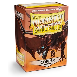 Foto 3 | Fundas Para Cartas Con Escudo De Dragón, Cobre Mate, 100 Hombres De Hojalata Arcanos - Venta Internacional.