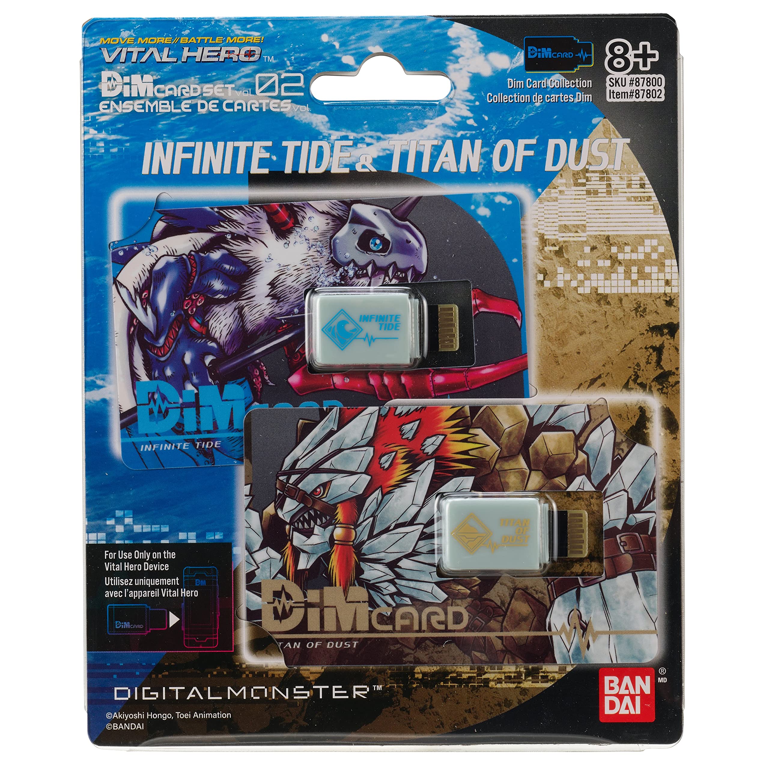 Foto 2 pulgar | Paquete De Cartas Dim Bandai Namco Digimon Vital Hero Infinite Tide & Titan Of Dust - Venta Internacional.