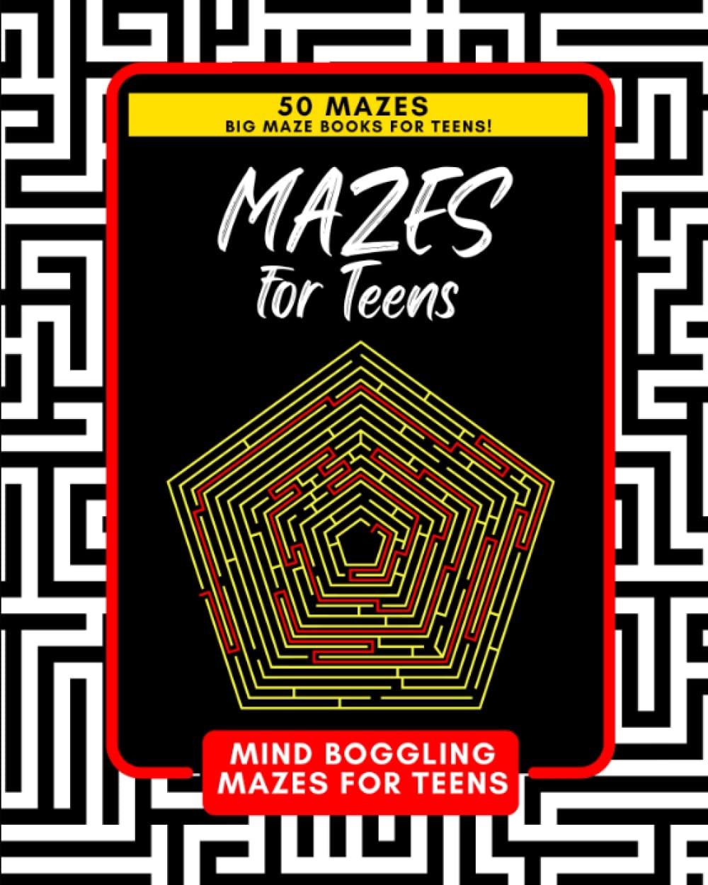 Foto 1 | Maze Book Genérica Para Adolescentes: 50 Rompecabezas De Laberintos Alucinantes - Venta Internacional.