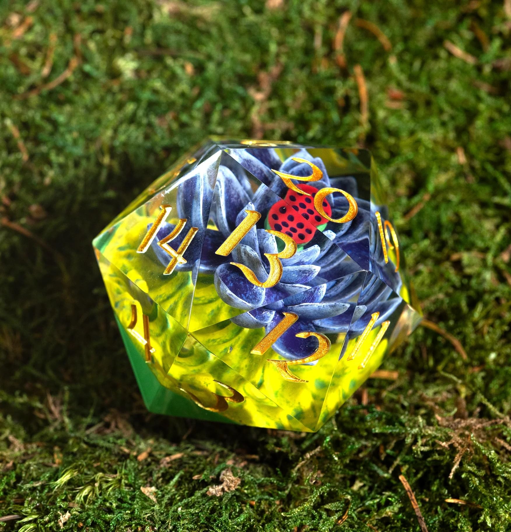 Foto 3 pulgar | Dice Sirius Magic: The Gathering Black Lotus Spindown 54 Mm - Venta Internacional.