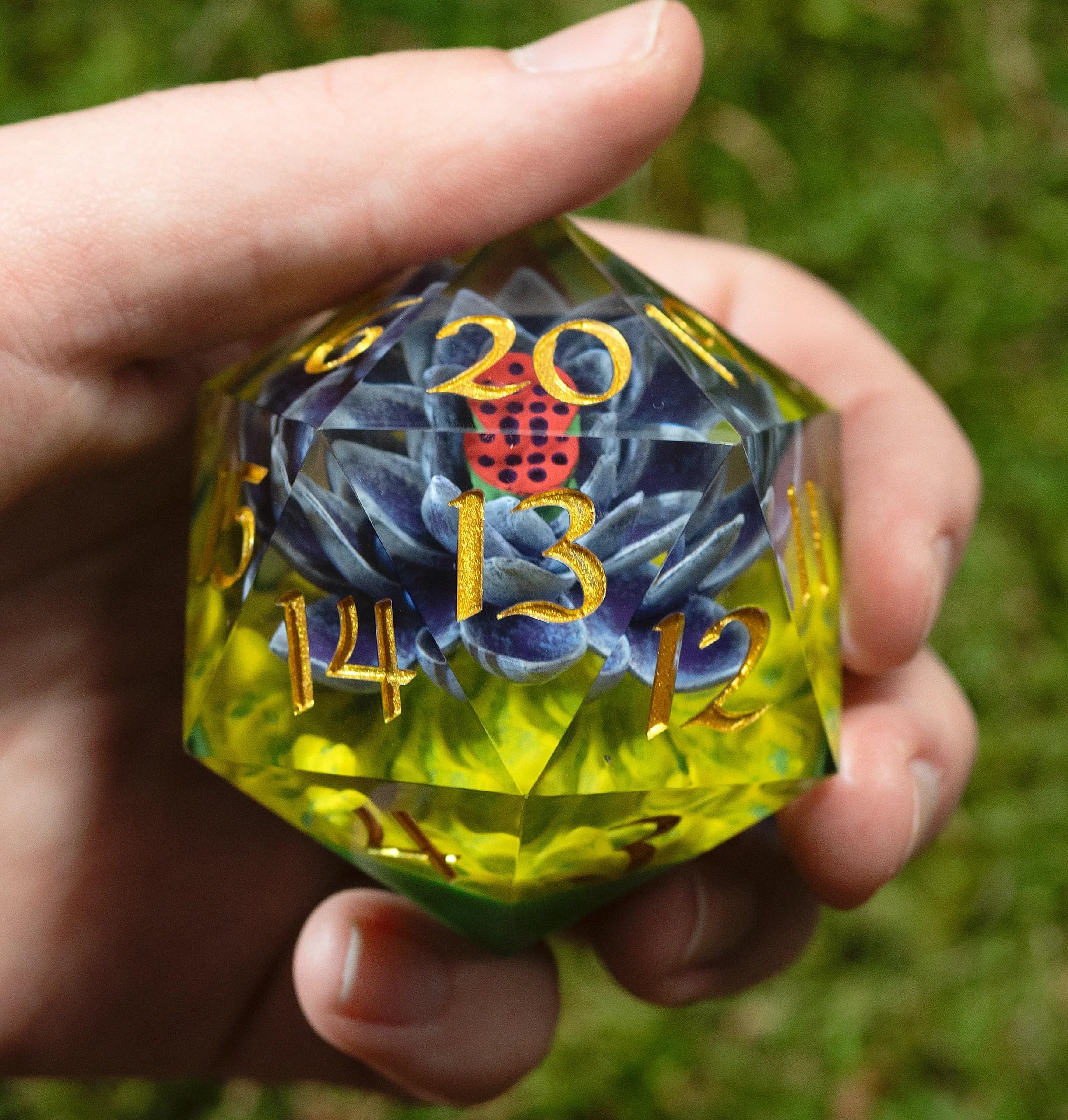 Foto 4 pulgar | Dice Sirius Magic: The Gathering Black Lotus Spindown 54 Mm - Venta Internacional.