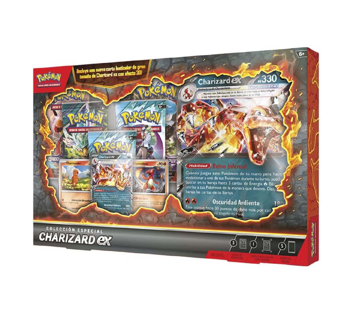 Foto 2 pulgar | Pokémon Tcg: Charizard Ex Special Collection En Español