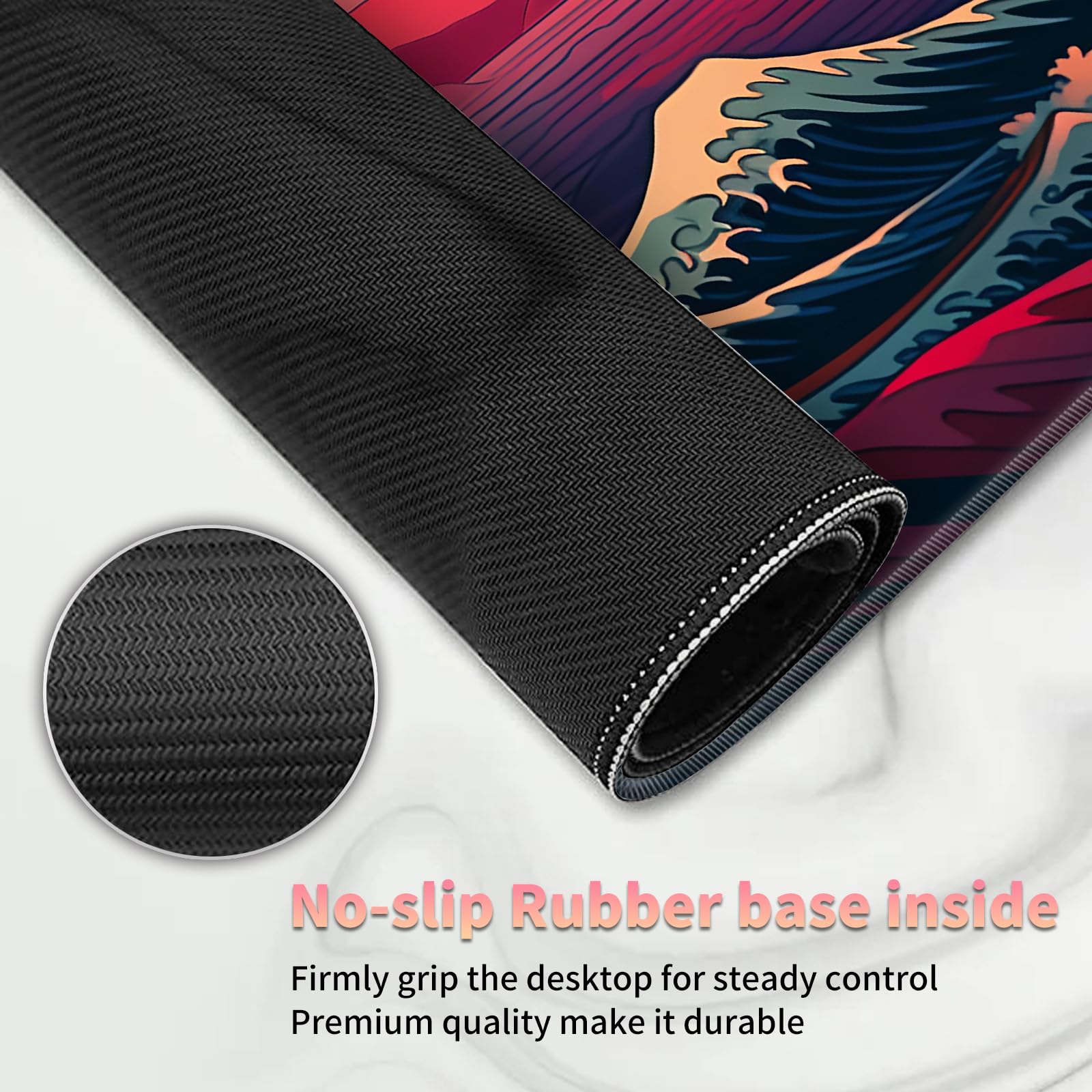 Foto 5 pulgar | Juego De Cartas Playmat Bvdikmi Sunset Wave Para Mtg 60 X 35 Cm - Venta Internacional.
