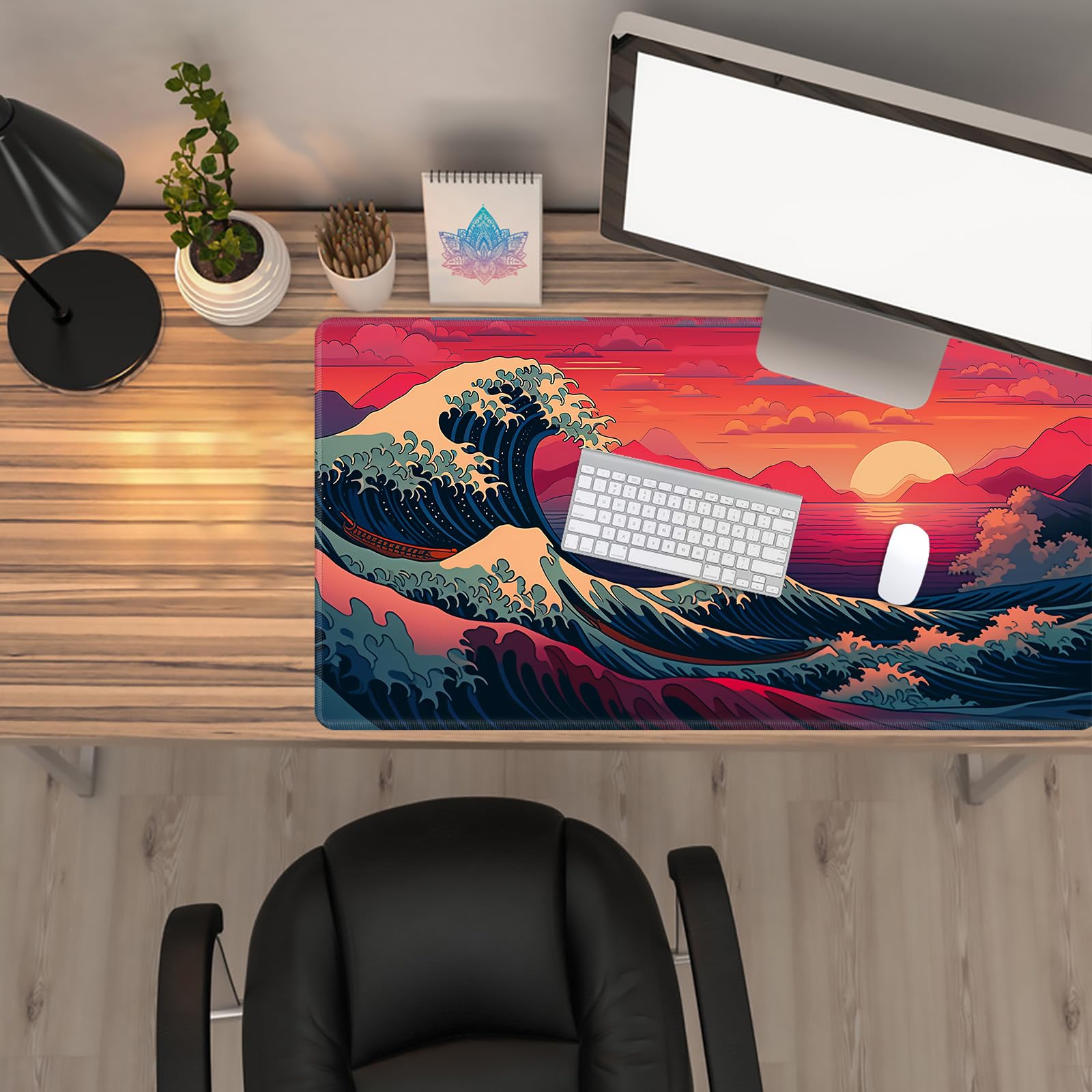 Foto 8 pulgar | Juego De Cartas Playmat Bvdikmi Sunset Wave Para Mtg 60 X 35 Cm - Venta Internacional.