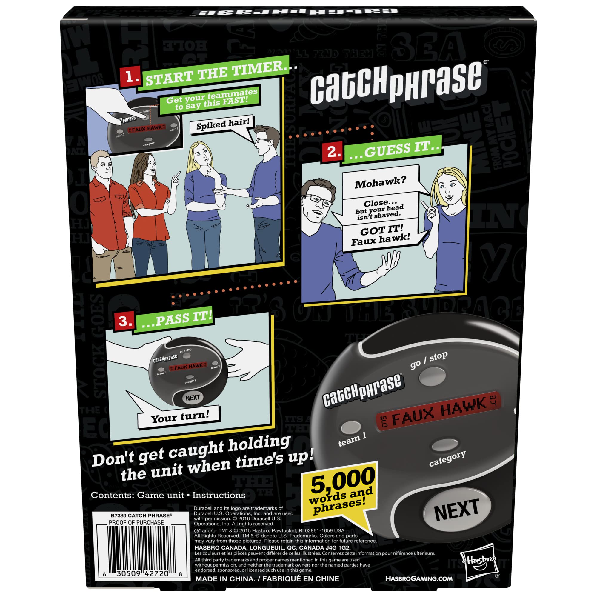 Foto 2 | Juego Electrónico Hasbro Gaming Catch Phrase Para Adolescentes Mayores De 12 Años - Venta Internacional.