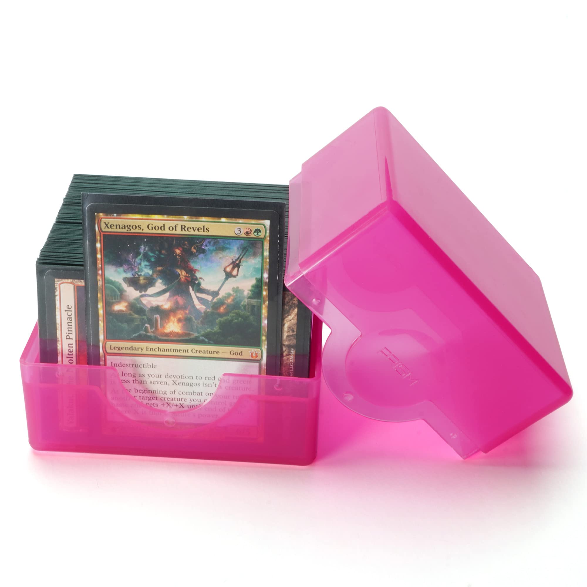 Foto 7 pulgar | Deck Case Bcw Spectrum Prism Fucsia Para 100 Cartas - Venta Internacional.