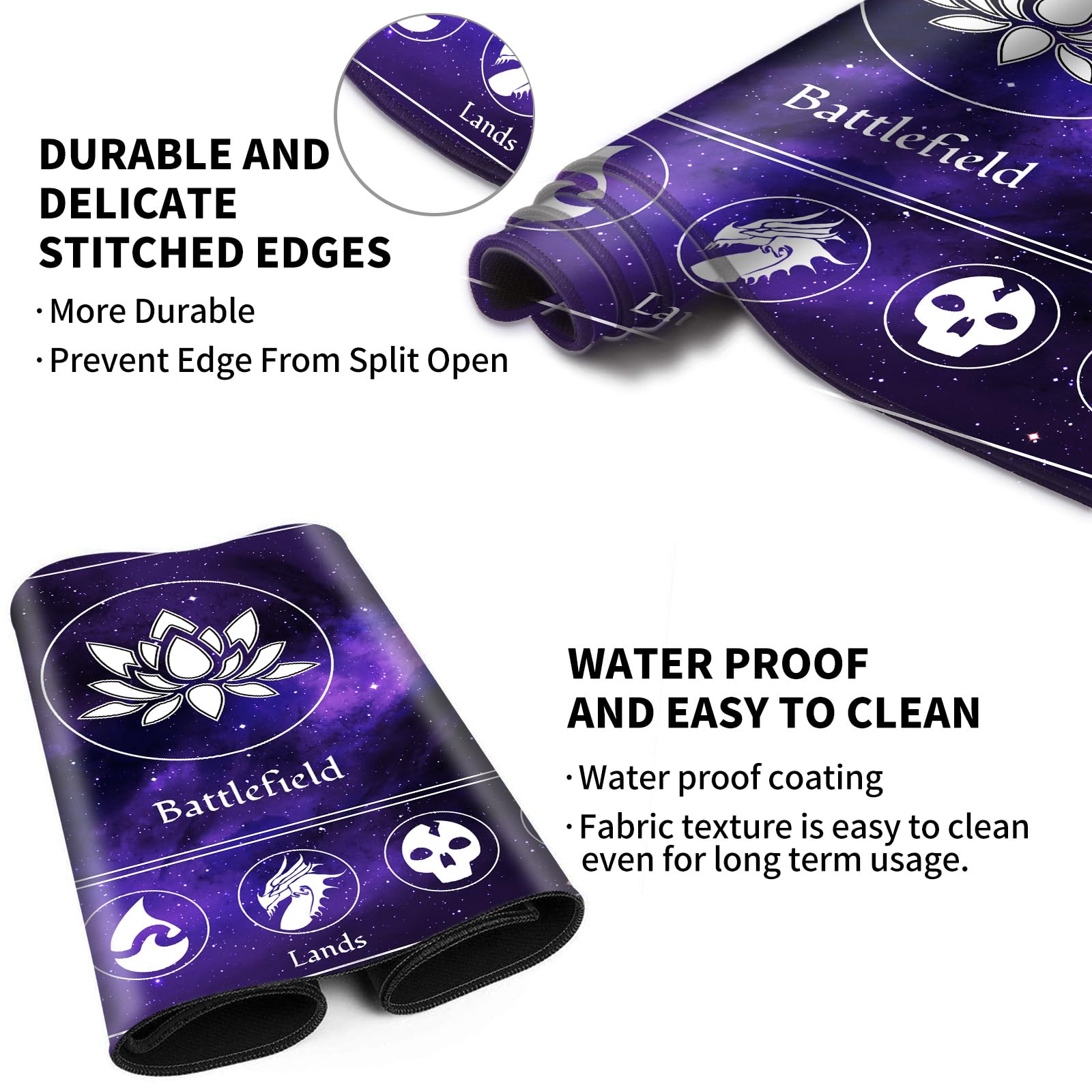 Foto 5 pulgar | Alfombra Mtg Edgfrtoio Cosida Con Magic Zone, 60 X 35 Cm, Galaxy - Venta Internacional.