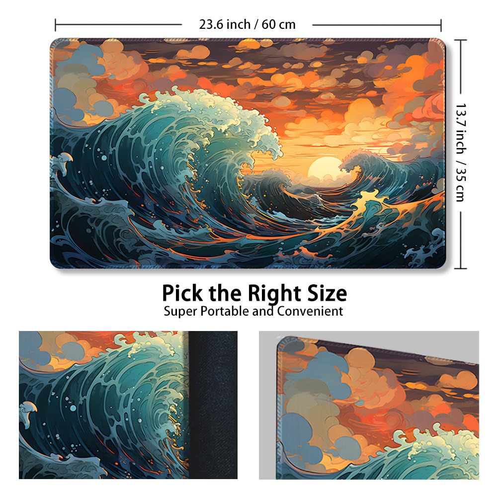 Foto 2 | Tapete Mtg Playmat Dauxid De Primera Calidad, Cosido Con Zonas, 60 X 35 Cm, Goma - Venta Internacional.