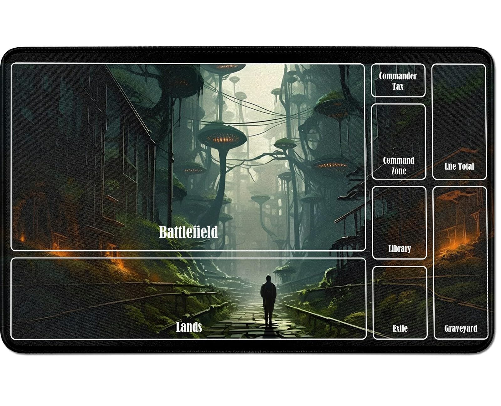 Foto 1 | Alfombra Mtg Card Playmat Rwutytiul Village Man De 60 X 35 Cm Para Juegos De Tcg - Venta Internacional.