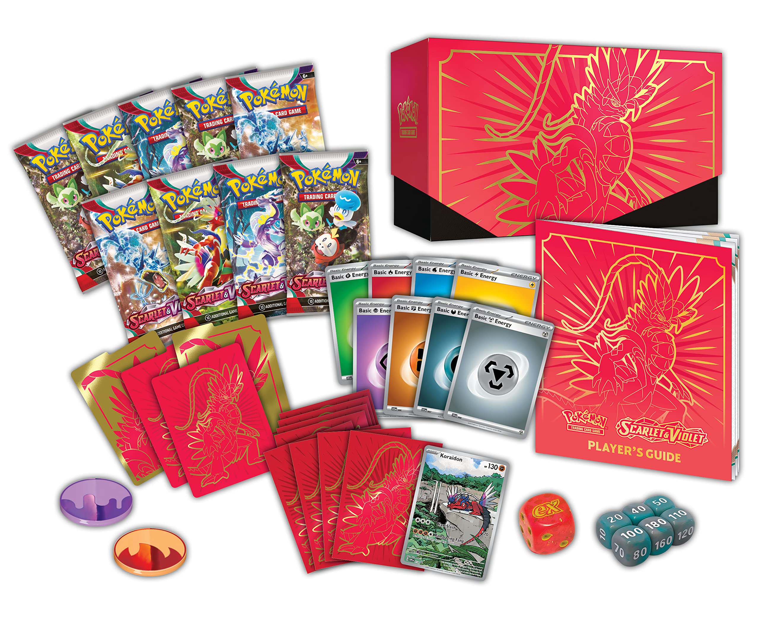 Foto 5 pulgar | Caja De Entrenamiento Elite Pokémon Tcg Scarlet & Violet Koraidon Red - Venta Internacional.