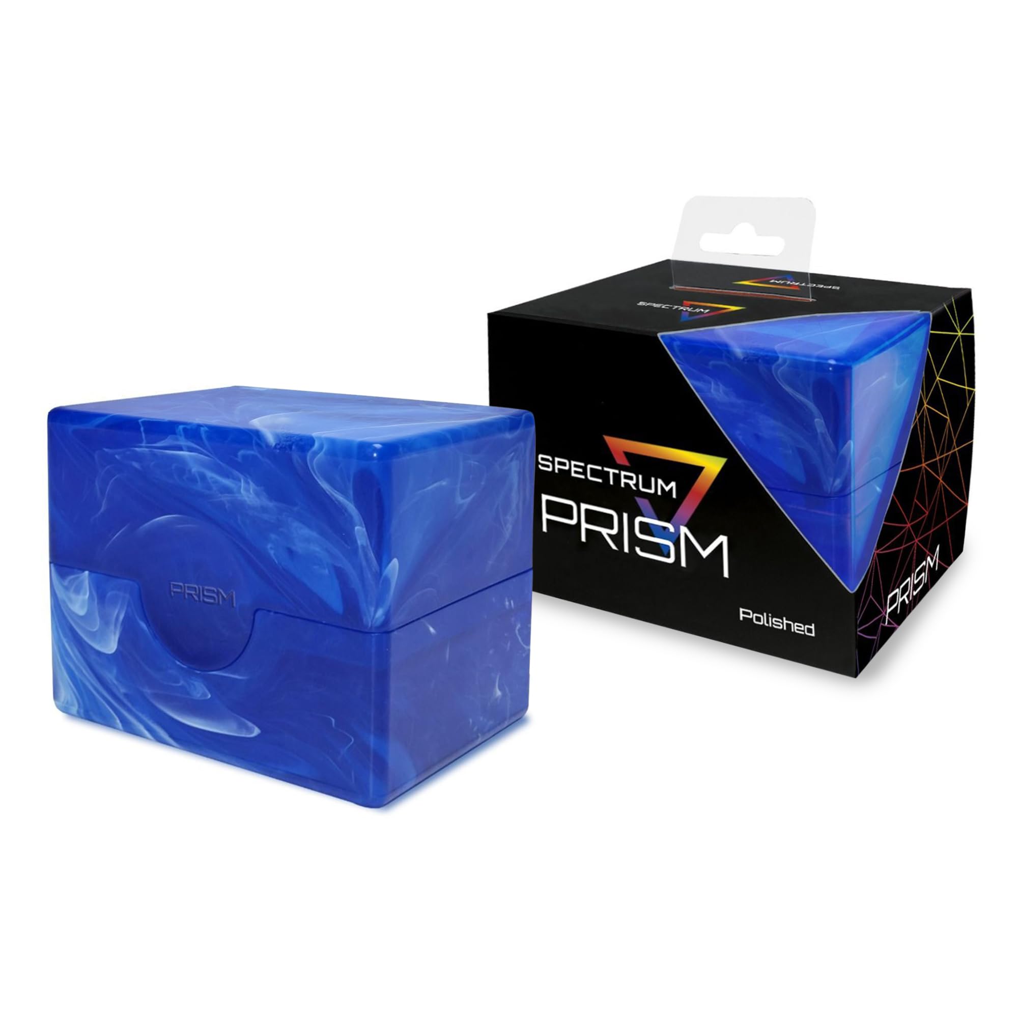 Deck Case Bcw Spectrum Prism Apatite Blue Para 100 Cartas - Venta Internacional.