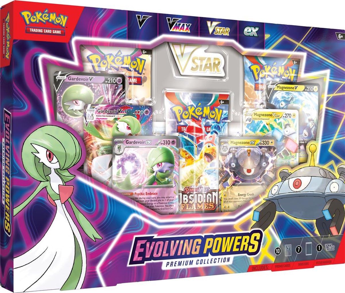 Foto 2 pulgar | Juego De Cartas Coleccionables Pokémon Evolving Powers Premium Collection - Venta Internacional.