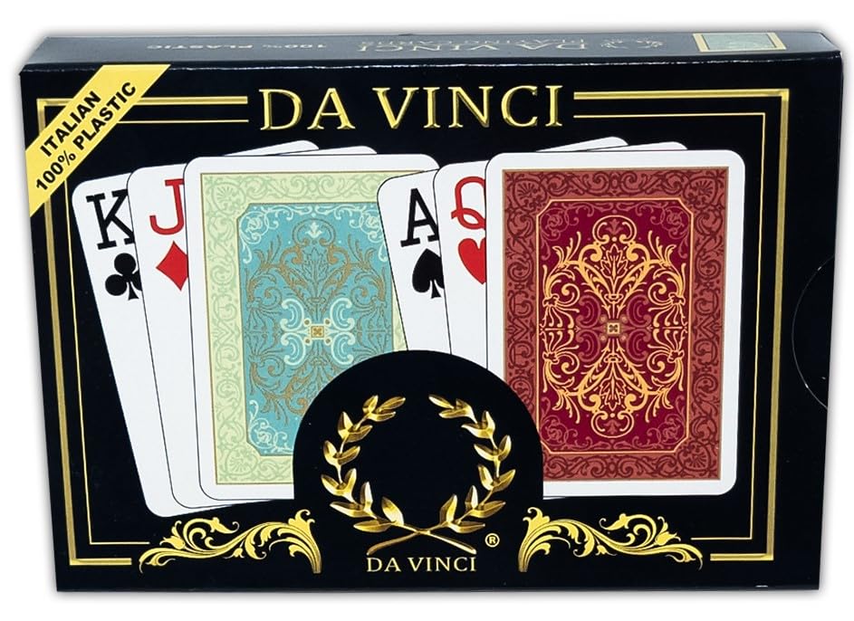 Foto 3 pulgar | Juego De Cartas Da Vinci Persiano  100% Plástico  2 Mazos - Venta Internacional.