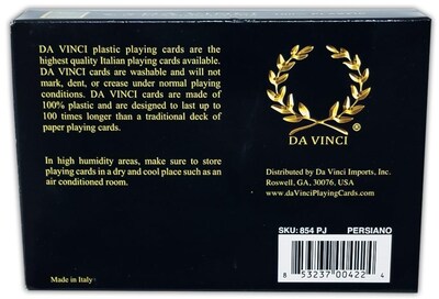 Foto 3 | Juego De Cartas Da Vinci Persiano 100% Plástico 2 Mazos - Venta Internacional.