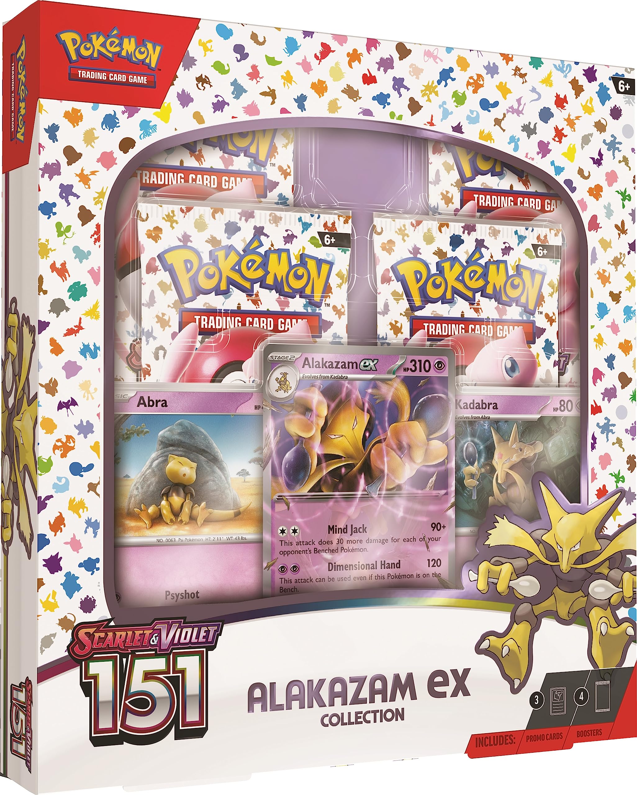 Foto 1 | Juego De Cartas Coleccionables Pokémon Scarlet & Violet Alakazam Ex - Venta Internacional.