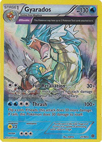 Foto 2 pulgar | Juego De Cartas Coleccionables Pokémon Gyarados (21/98) Ancient Origins - Venta Internacional.