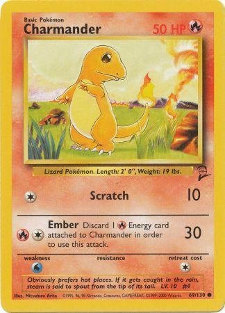 Foto 1 | Juego De Cartas Coleccionables Pokémon Charmander Base Set 2 #69 - Venta Internacional.