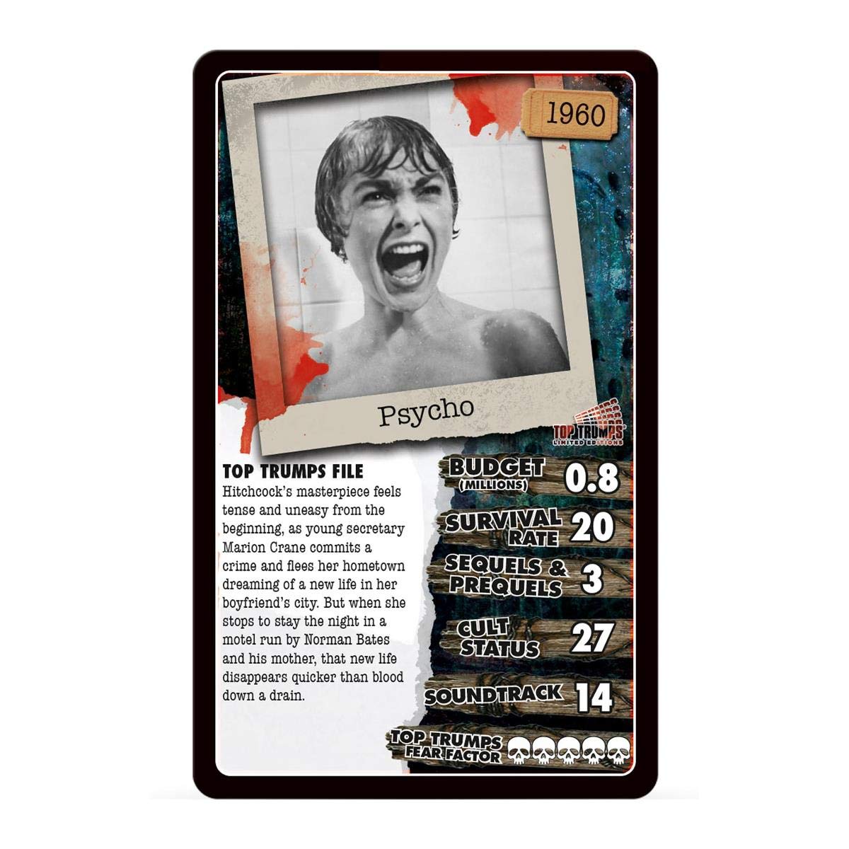 Foto 4 pulgar | Juego De Cartas Top Trumps No Official Top 30 Scary Flix 18+ - Venta Internacional.