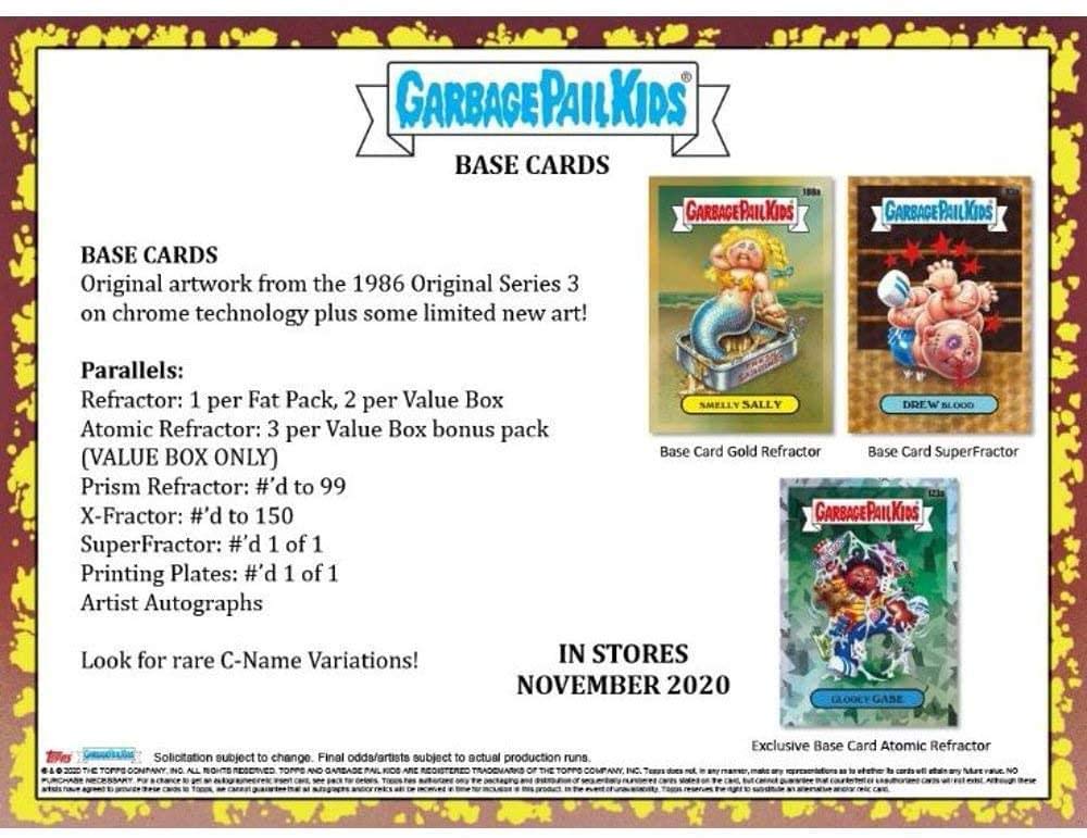 Foto 3 pulgar | Caja Bláster Trading Card Topps 2020 Gpk Chrome De La Tercera Serie - Venta Internacional.