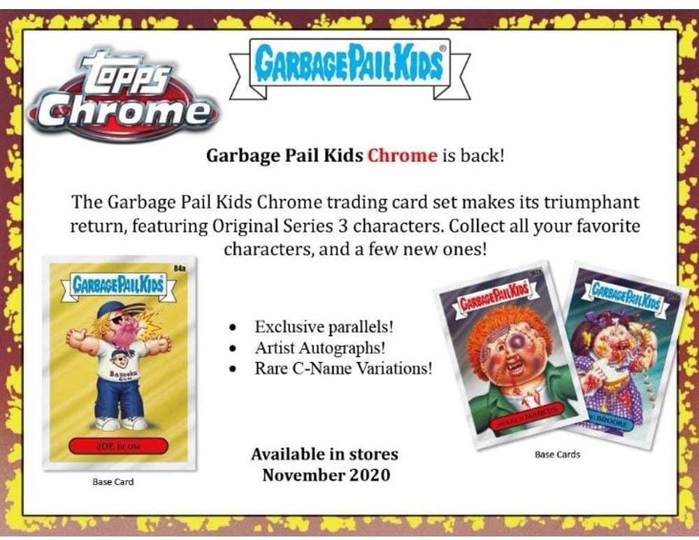 Foto 4 pulgar | Caja Bláster Trading Card Topps 2020 Gpk Chrome De La Tercera Serie - Venta Internacional.