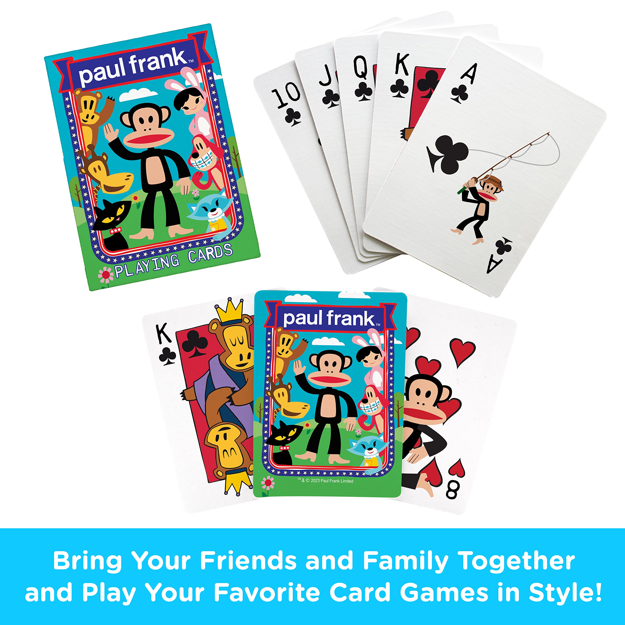 Foto 2 | Baraja De Cartas Aquarius Con Temática De Paul Frank  Coleccionables - Venta Internacional.