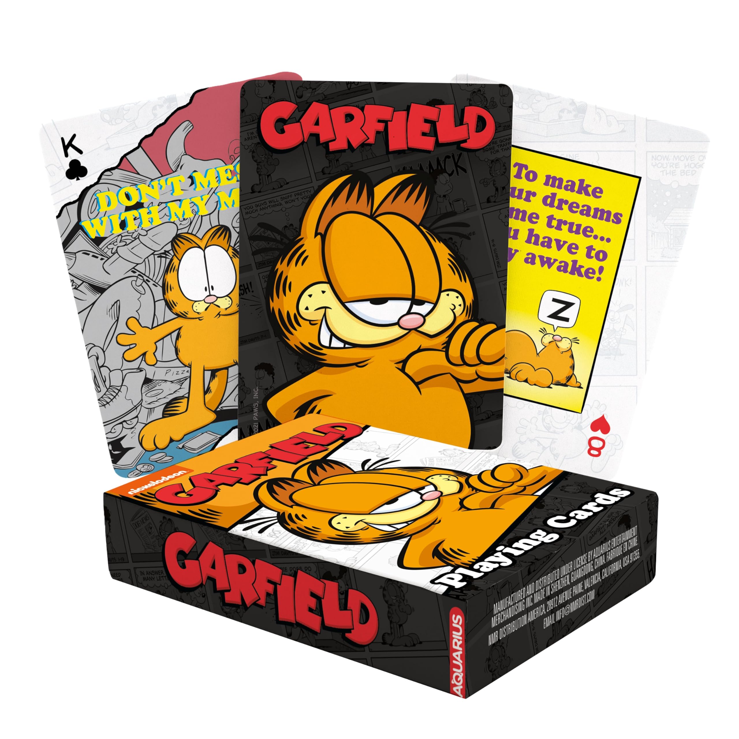 Foto 2 pulgar | Baraja De Cartas Con Temática De Aquarius Garfield Con Licencia Oficial - Venta Internacional.