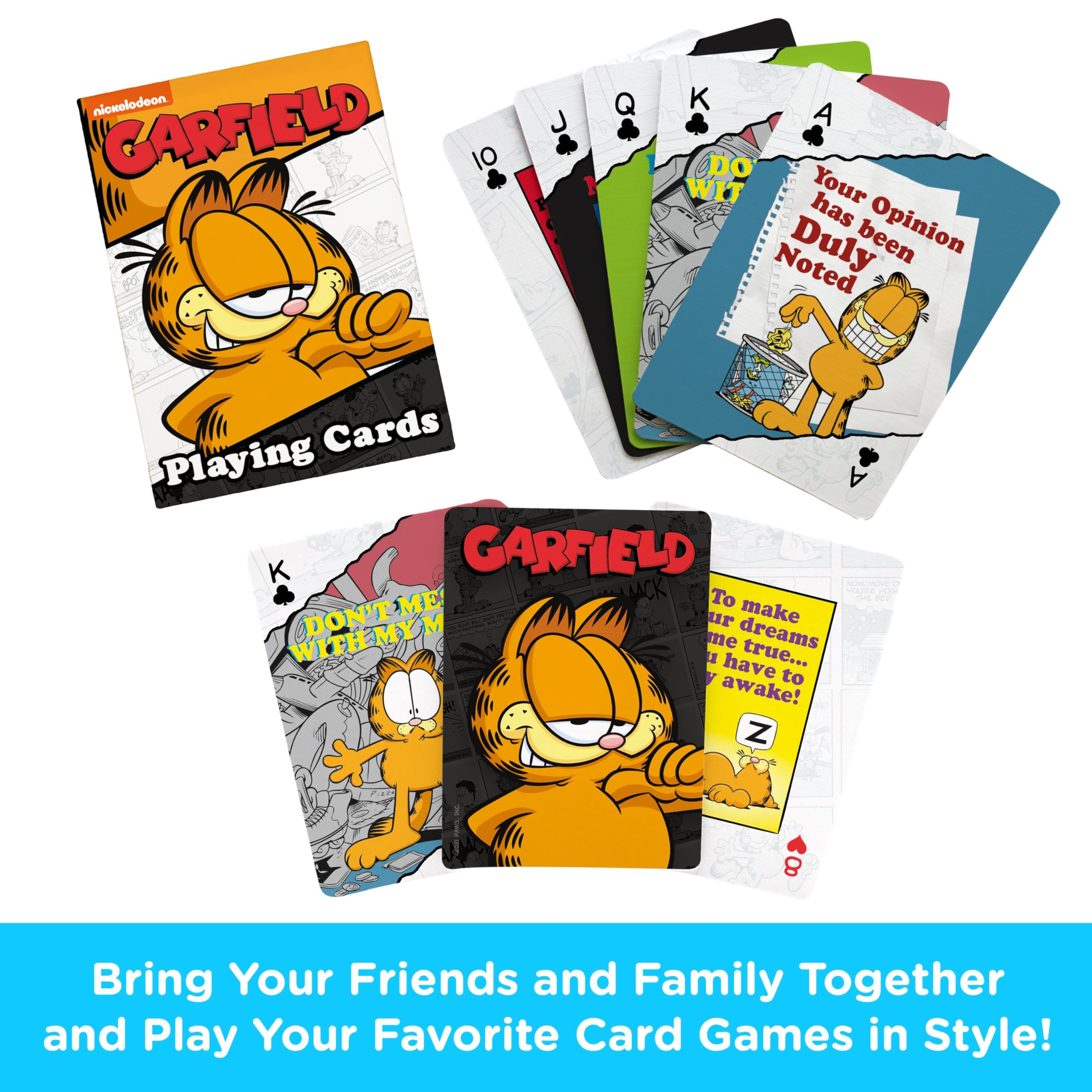 Foto 3 pulgar | Baraja De Cartas Con Temática De Aquarius Garfield Con Licencia Oficial - Venta Internacional.