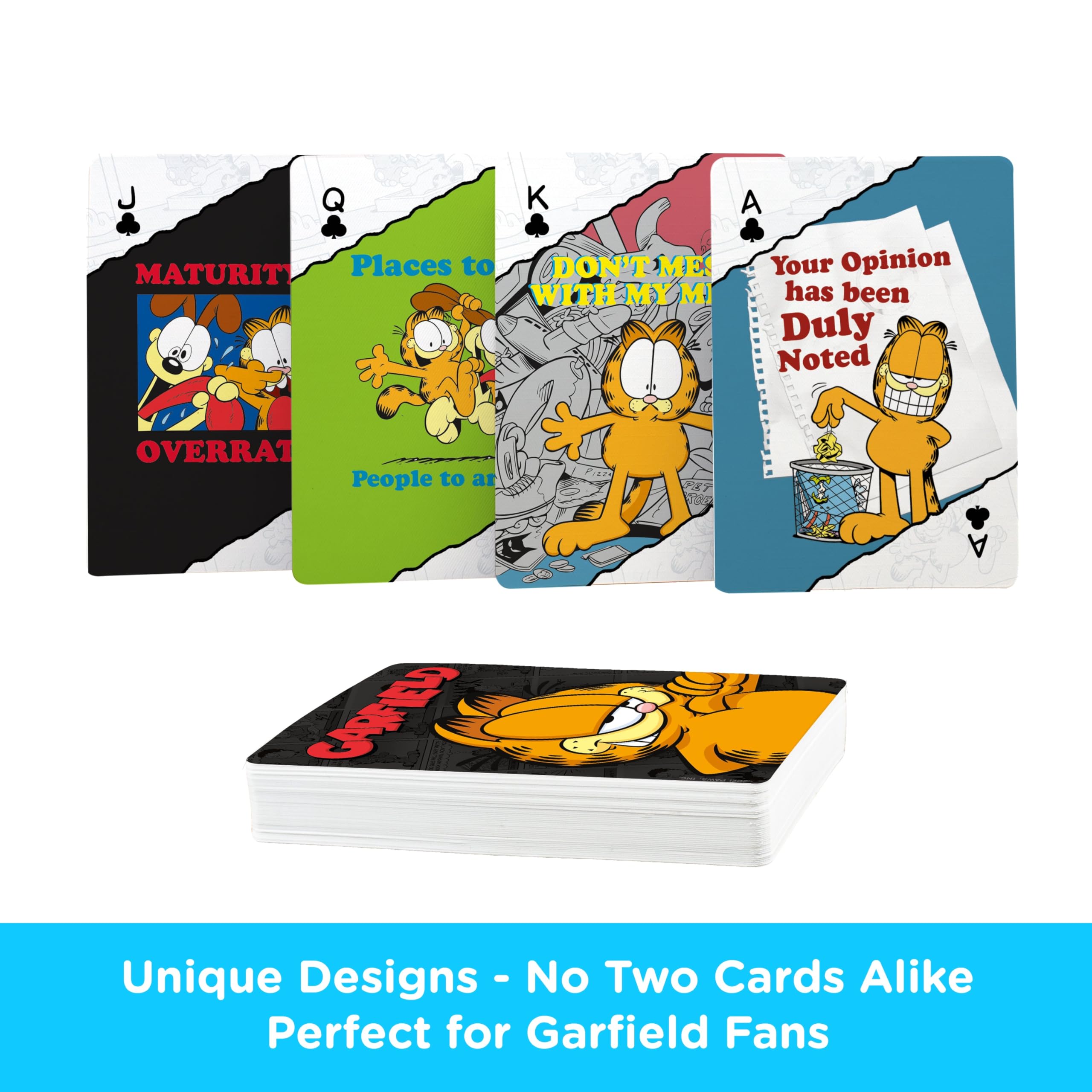 Foto 4 pulgar | Baraja De Cartas Con Temática De Aquarius Garfield Con Licencia Oficial - Venta Internacional.
