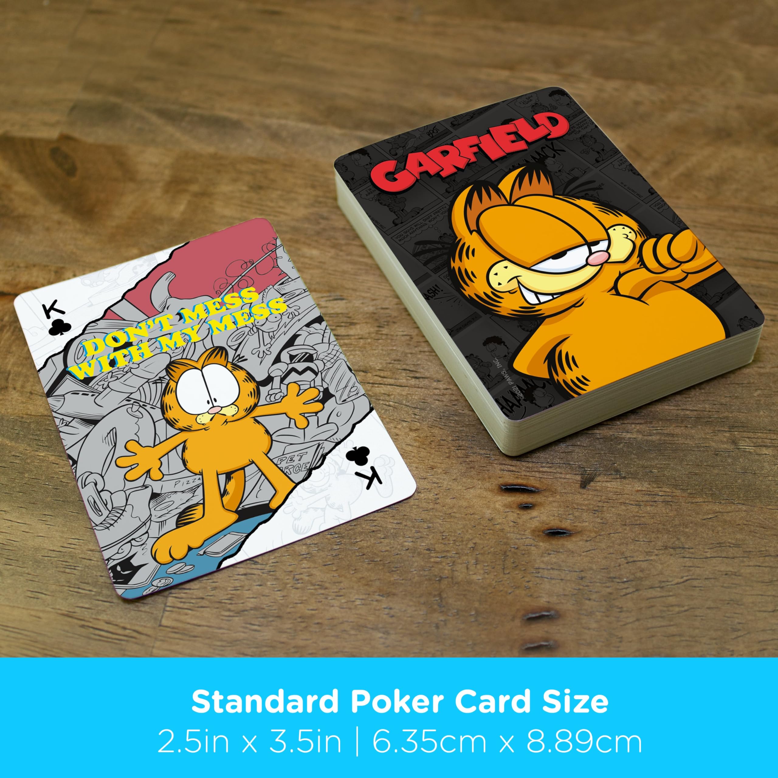 Foto 6 pulgar | Baraja De Cartas Con Temática De Aquarius Garfield Con Licencia Oficial - Venta Internacional.