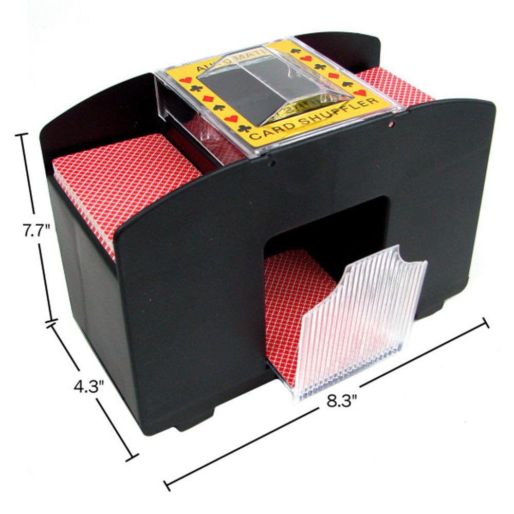 Foto 8 pulgar | Barajador Automático De Cartas Trademark Poker De 4 Barajas  Funciona Con Pilas - Venta Internacional.
