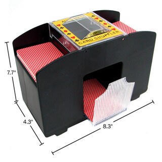 Foto 7 | Barajador Automático De Cartas Trademark Poker De 4 Barajas Funciona Con Pilas - Venta Internacional.