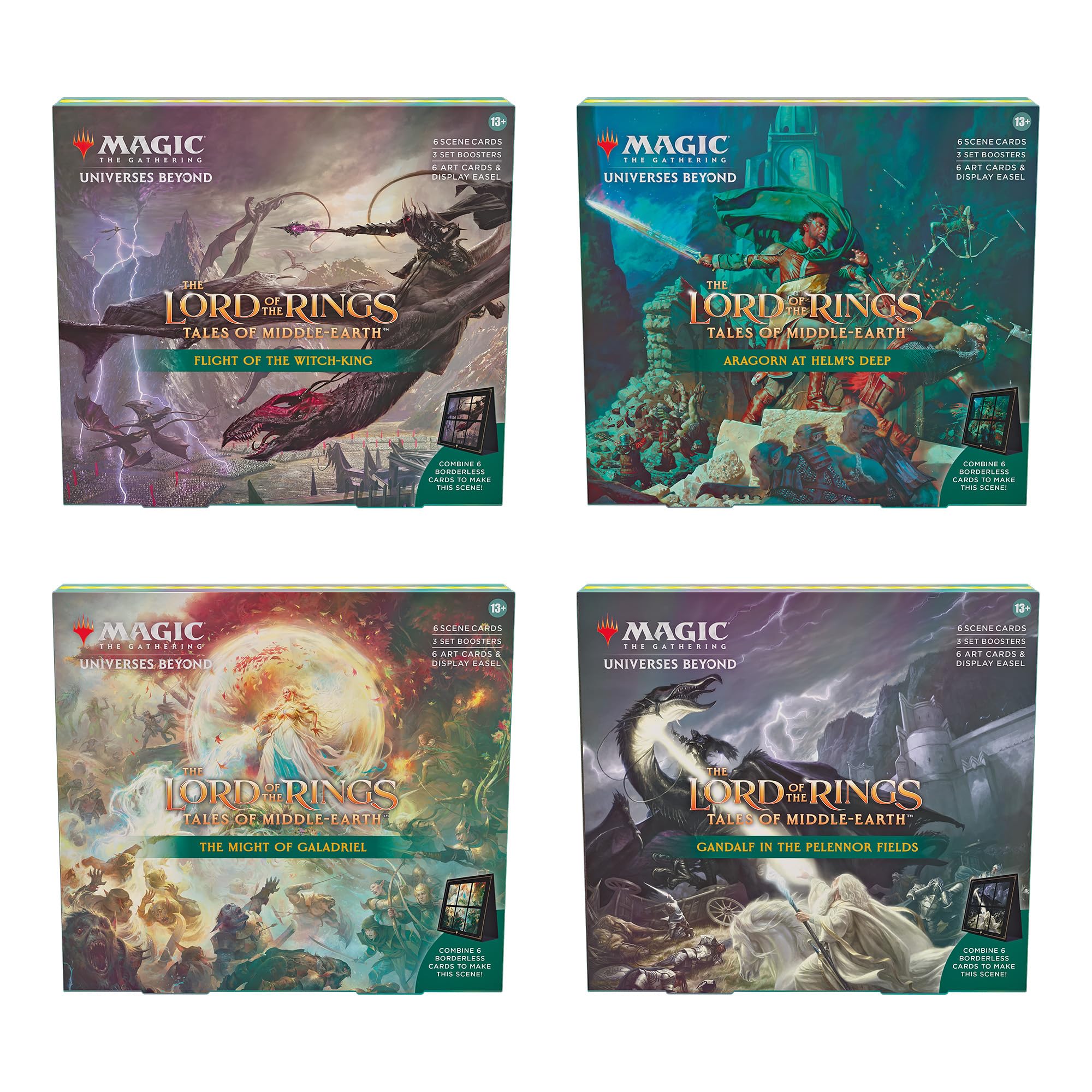 Foto 2 pulgar | Scene Boxes Bundle Magic The Gathering: El Señor De Los Anillos - Venta Internacional.
